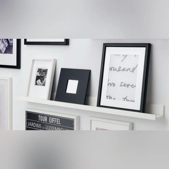 IKEA White Floating Wall Display Shelf 46in (also have in black if interested) - Picture 2 of 8